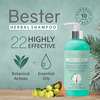 Bester Herbal Shampoo 300 Ml | Reduces Hair Fall | Dandruff & Tangled Hair (Pack Of 2)