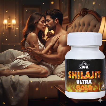 Cipzer Shilajit Ultra Gold 30 Capsules | Boost Strength | Stamina & Energy | Enhances Performance