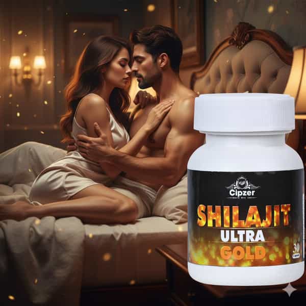 Cipzer Shilajit Ultra Gold 30 Capsules | Supports Strength| Stamina & Energy Wellness