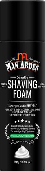 Man Arden Irresistible Face Grooming Kit For Men After Shave Balm(100Ml) + Shaving Foam (200G)
