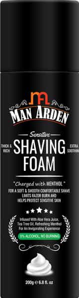Man Arden Irresistible Face Grooming Kit For Men After Shave Balm(100Ml) + Shaving Foam (200G)