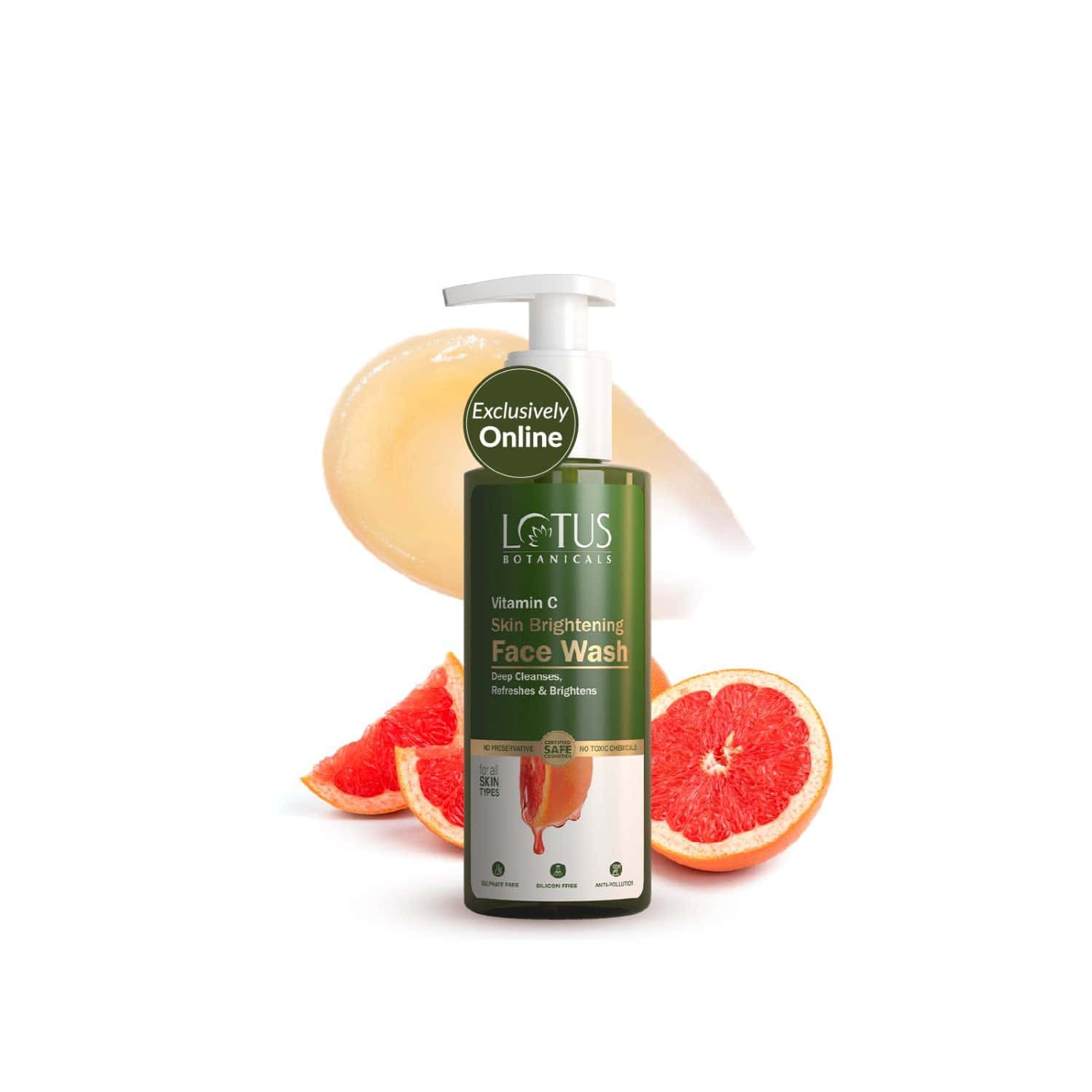 Lotus Botanicals Skin Brightening Vitamin C Face Wash 180ml
