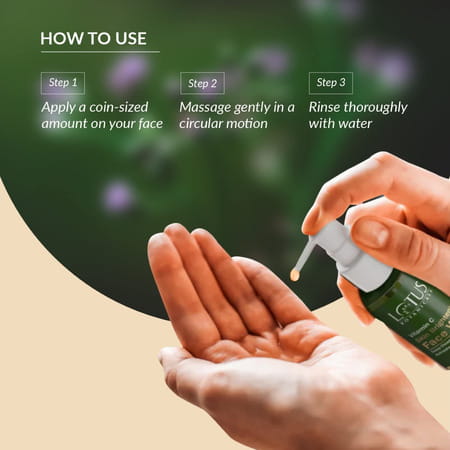 Lotus Botanicals Skin Brightening Vitamin C Face Wash 180ml