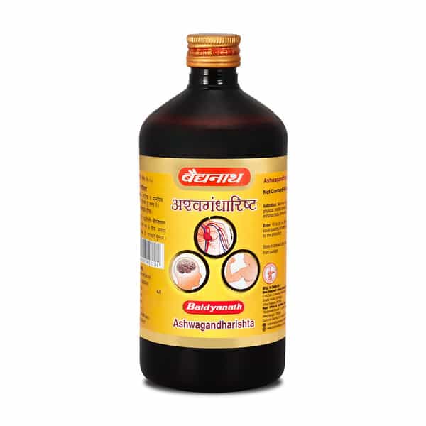 Baidyanath Ayurved Ashwagandharishta 450Ml | Stress & Vitality Tonic