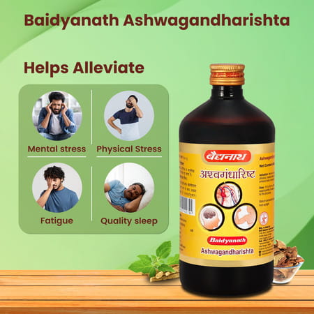 Baidyanath Ashwagandharishta 450 Ml