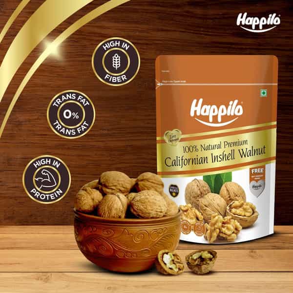 Happilo Natural Premium Californian Inshell Walnuts 200G