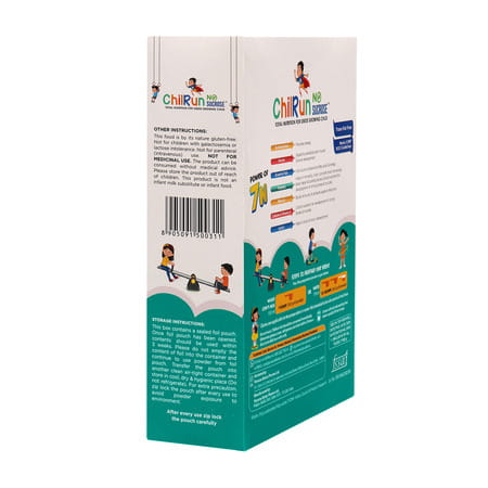 Chilrun No Sucrose Vanilla Flavour Total Nutrition For Obese Growing Boys & Girls Box Of 400gm