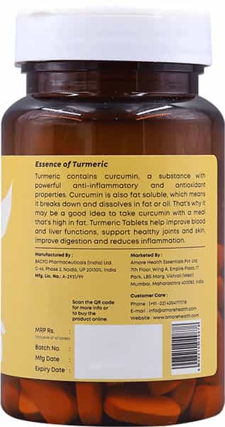 Forest Secrets Turmeric |100% Natural | Powerful Antioxidant | Immunity & Joint Support - 60N