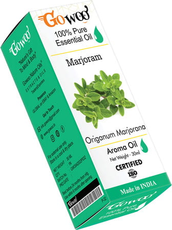 Go Woo 100% Pure Marjoram Oil Therapeutic Grade & Aromatherapy For Skin Care 30 Ml