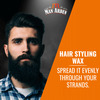Man Arden Hair Styling Wax Professional Styling Gloss Finish Medium To High Hold Anti Frizz 50 Gm
