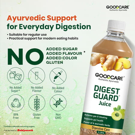 Goodcare Digest Guard Juice 1000Ml | Ayurvedic Gut Cleanse | Relieves Indigestion | Gas & Bloating