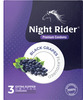Night Rider Extra Super Dotted Condoms - 3 Piece (Blackgrapes Flavour)