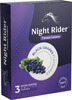 Night Rider Extra Super Dotted Condoms - 3 Piece (Blackgrapes Flavour)