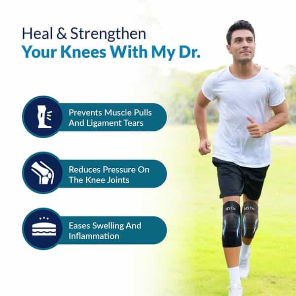 My Dr. Knee Cap (Pair) Size Xl Compression Knee Support Brace For Pain Relief | Support & Stability