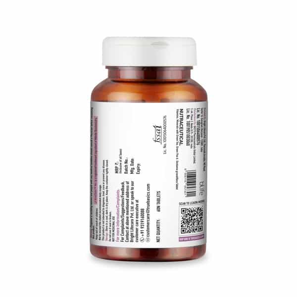 Truebasics Advanced Biotin With Clinically Researched Anagain - 60 Tablets