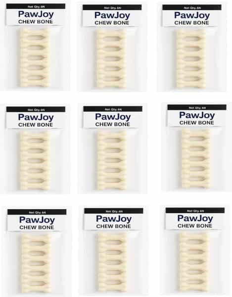 Paw Joy Dog Chew Bone 3 Inches | 1 Kg | 27 Pcs | Chicken Flavour | Dog Treats | For Small Dogs