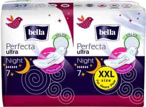 Bella Perfecta Ultra Night Silky Drai Sanitary Napkins 14