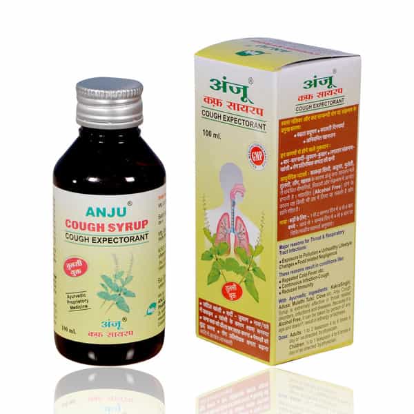 Anju Ayurveda Cough Syrup 100 Ml (3 Pc Pack)
