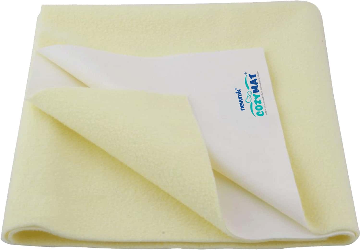 Newnik Cozymat Dry Sheet (Size: 140cm X 100cm) Large Yellow