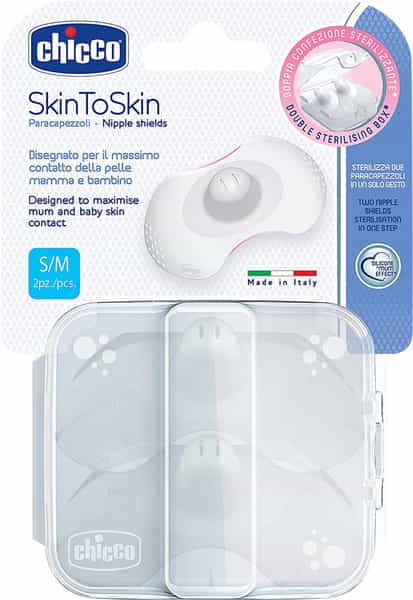 Chicco New Nipple Shields Small To Medium Silicone