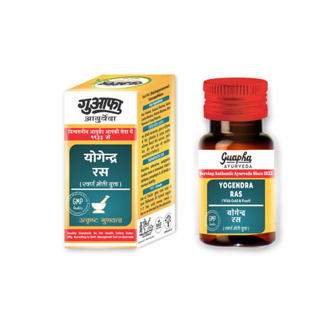 Guapha Ayurveda Yogendra Ras (With Gold And Pearl) - 30n