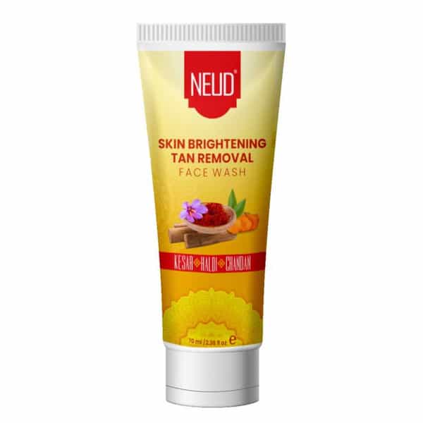 Neud Skin Brightening Tan Removal Face Wash For Men And Women - 70Ml