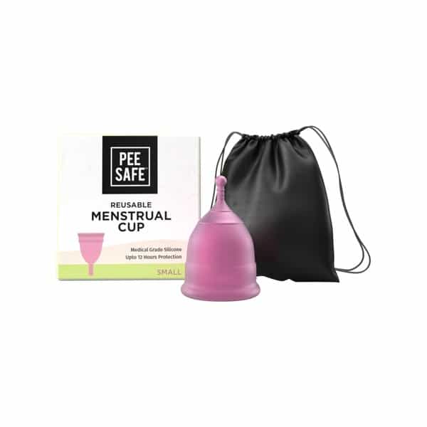 Pee Safe Reusable Menstrual Cup With Medical Grade Silcone For Women - Small