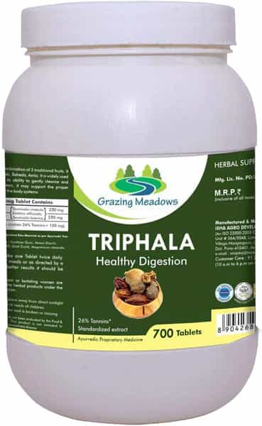 Grazing Meadows Triphala 500 Mg - 700 Tablets