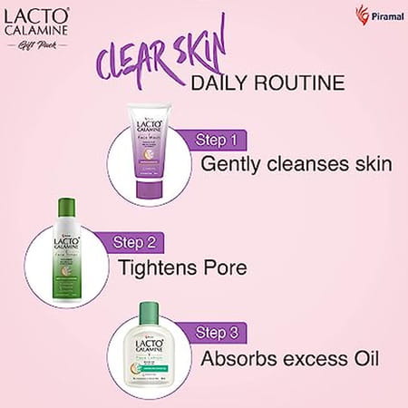 Lacto Calamine Diwali Skin Care Gift Pack|Daily Skin Combo|Pack Of 5| Face Care For Men & Women