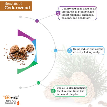 Pack Of 2 Cedarwood Essential Oil And Rosehip Seed Carrier Oil - 100% Pure & Natural Oil