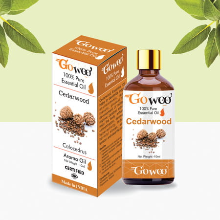 Pack Of 2 Cedarwood Essential Oil And Rosehip Seed Carrier Oil - 100% Pure & Natural Oil