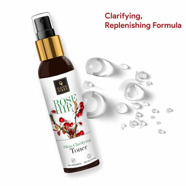 Good Vibes Skin Clarifying Toner - Rosehip - 120 Ml