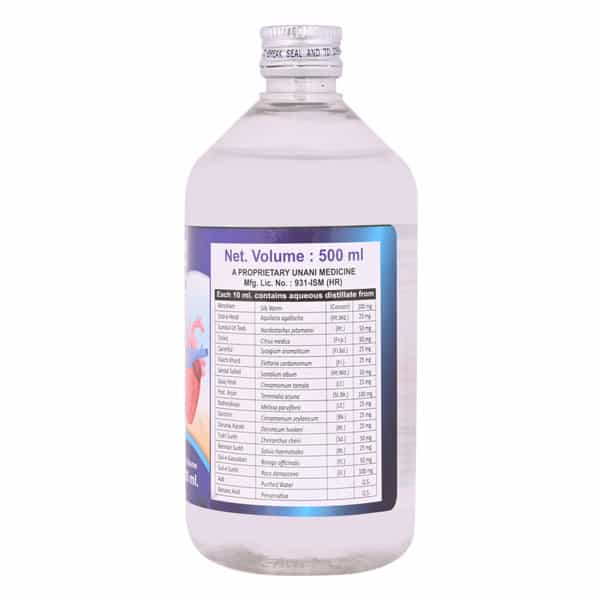 Cipzer Arq Qalb-E-Rahat 500Ml | Herbal Tonic For Heart Health| Cholesterol & Circulation Support