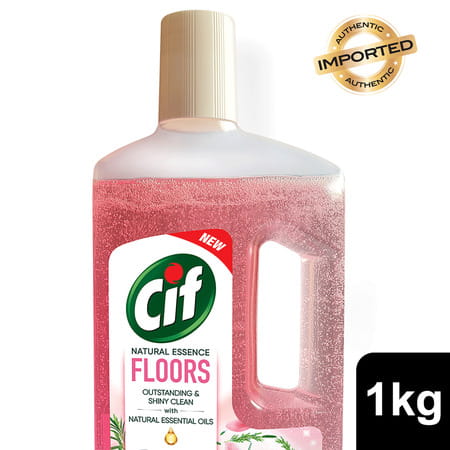 Cif Natural Essence Floor Cleaner For Tough Stains Lily & Rosemary Scent 997ml