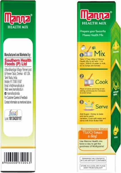 Manna Health Mix Powder 500Gm