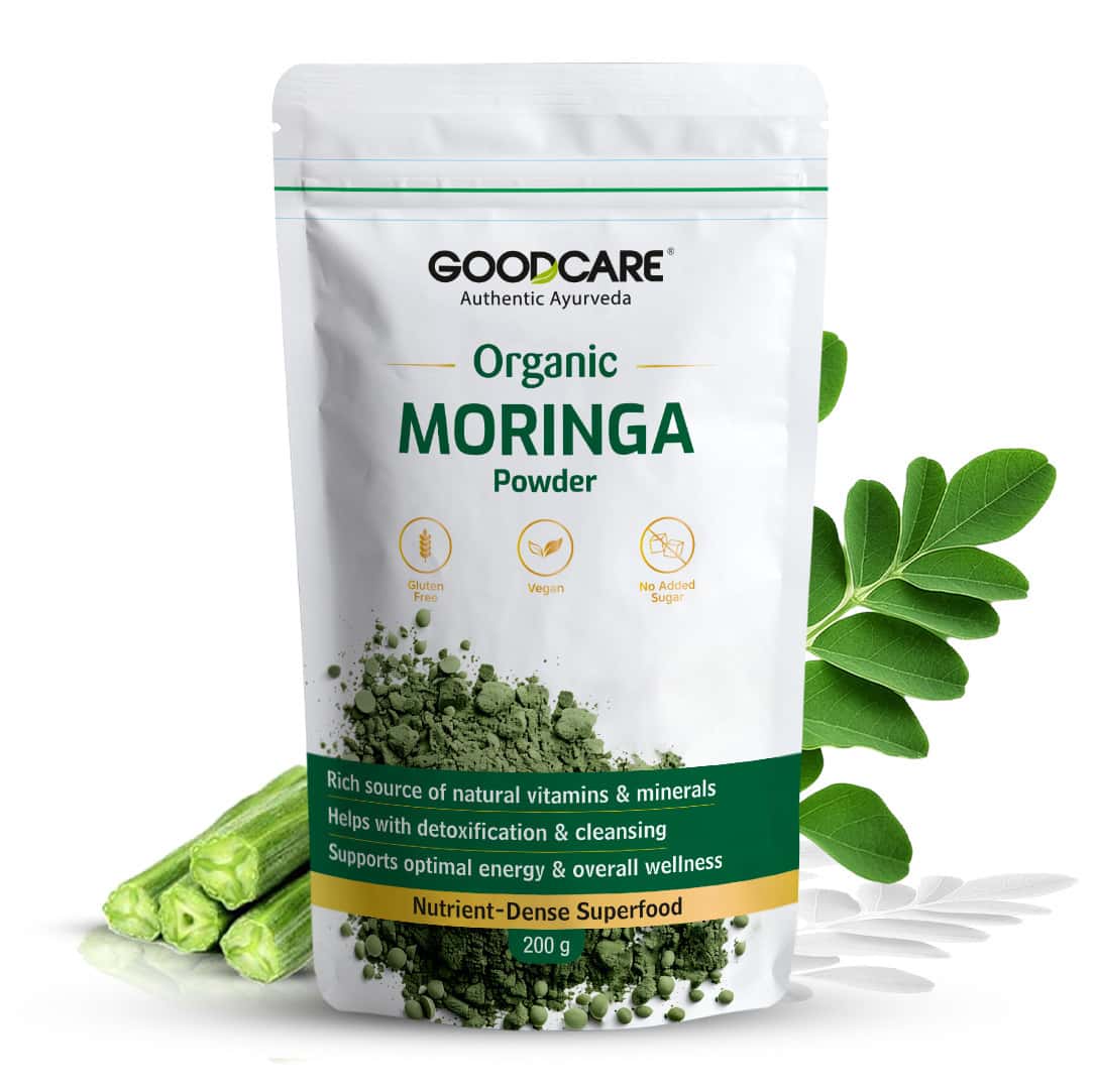 Goodcare Organic Moringa Powder | Adults | Superfood | 200 G | Pack Of 1