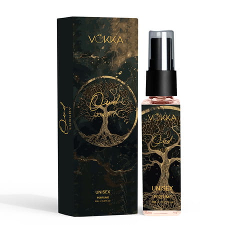 Vokka Pocket Perfume Oud 8ml Luxury Long Lasting Perfume For Men & Women | Tobacco Sandalwood Notes