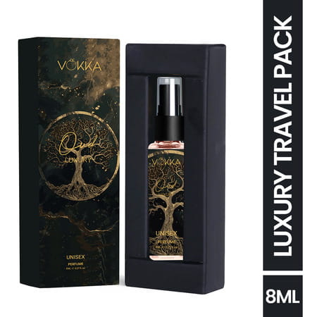 Vokka Pocket Perfume Oud 8ml Luxury Long Lasting Perfume For Men & Women | Tobacco Sandalwood Notes