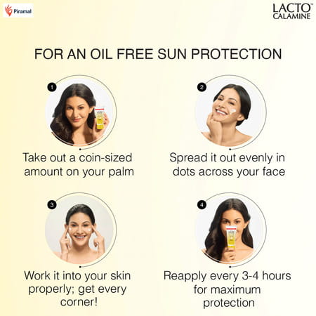 Lacto Calamine Sunscreen Spf 50 Pa+++ | Kaolin Clay With Lemon Extracts 50 Gm