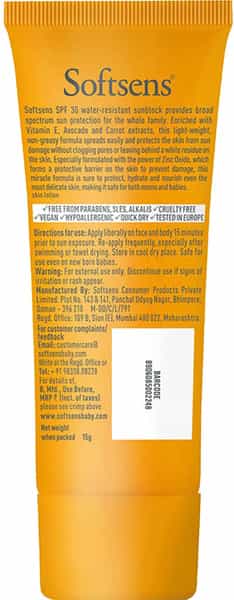 Softsens Natural Sunblock Spf 30 - Pack Of 2