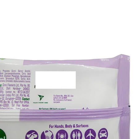Dettol Multi Use Floral Wipe 10 No's