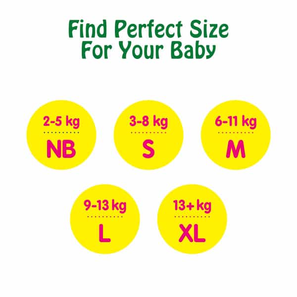 Teddyy Baby Diapers Pants Easy Small 42'S