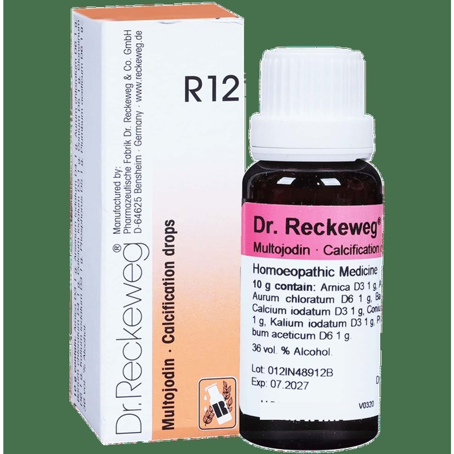 Dr. Reckeweg R12 Calcification Drops 22 Ml