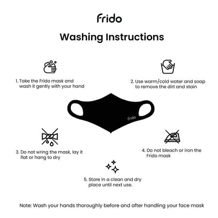 Frido Ultra Comfortable Silver+ Unisex 1 Gray + 1 Black Face Mask Combo|Large Size|Reusable|Imported