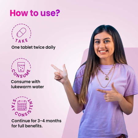 Cratus Nutrition Pcos Tablets Hormonal Balancing & Fertility Support For Pcos Management 300 Tablets