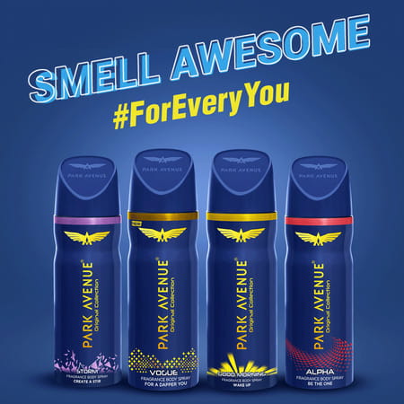 Park Avenue Original Cool Blue Deodorant Perfume For Men -150 Ml (Pack Of 2)
