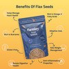 Farmley Flax Seeds Rich In Protein 400G (200G X 2 )