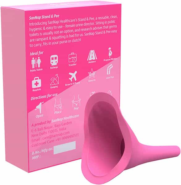 Sannap Silicone Stand And Pee Reusable Female Urine Director For Women 1