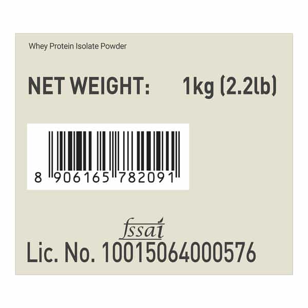 Fuel One Whey Iso - Max (Unflavoured | 1Kg / 2.2Lbs) | Whey Protein Isolate | 31G Protein