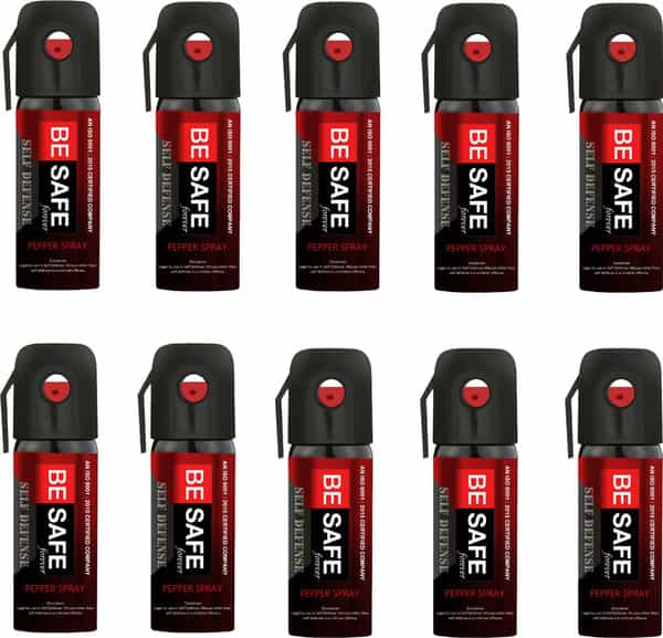 Besafe Forever Max Protection Self Defense Pepper Spray Pack Of 10